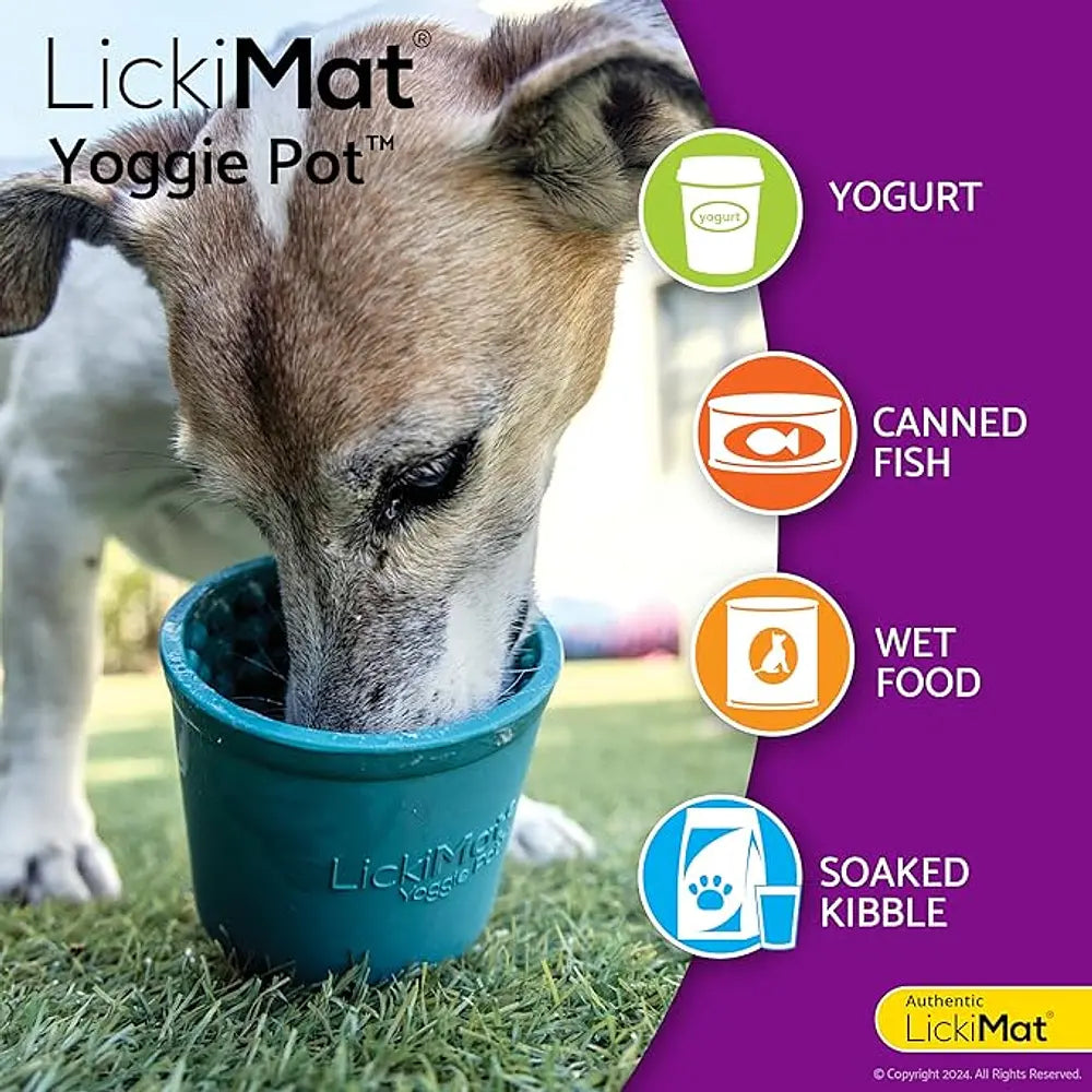 LickiMat Yoggie| Plato Calmante y Estimulante para Perros