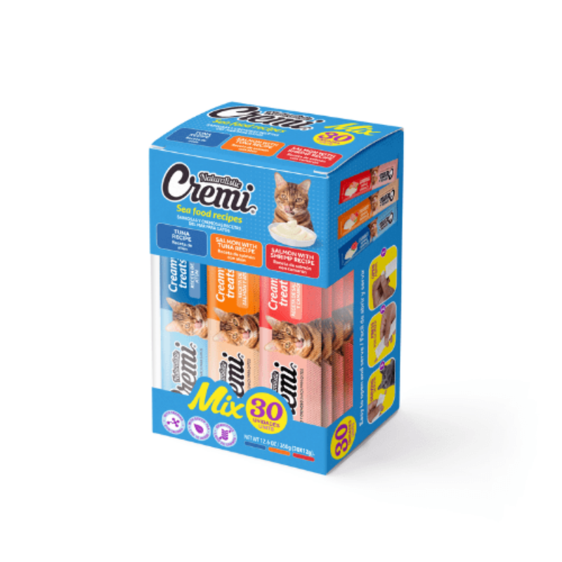 NATURALISTIC CREMI BOX SABORES DEL MAR 30 UNIDADES