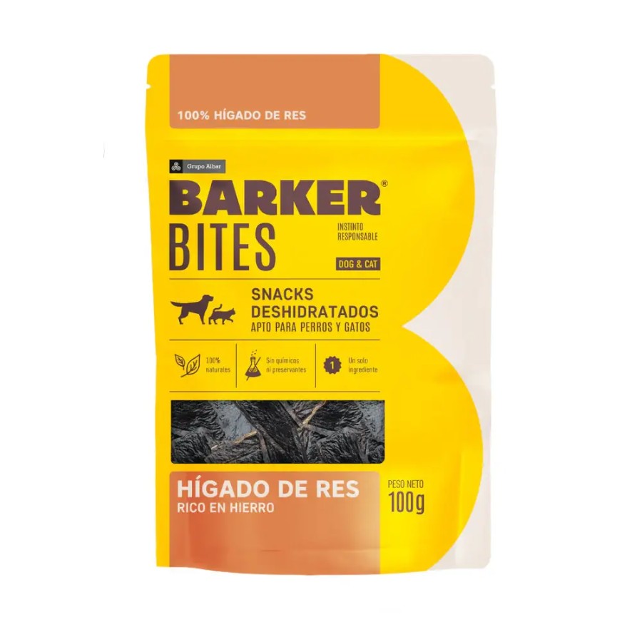 BARKER BITES HIGADO DE RES 100 GR