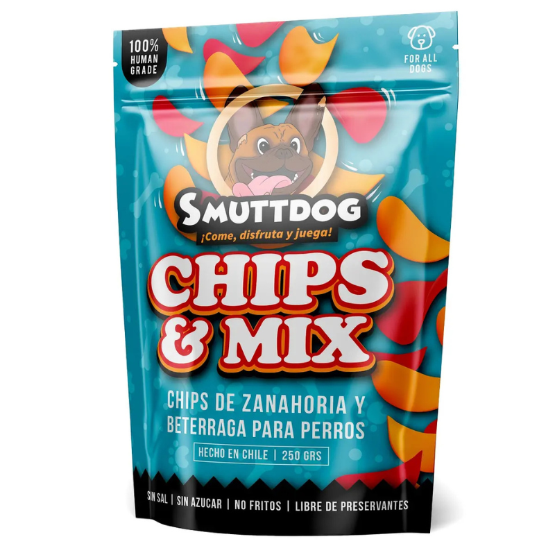SMUTTDOG Mix&Chips Zanahoria Betarraga 50 gr