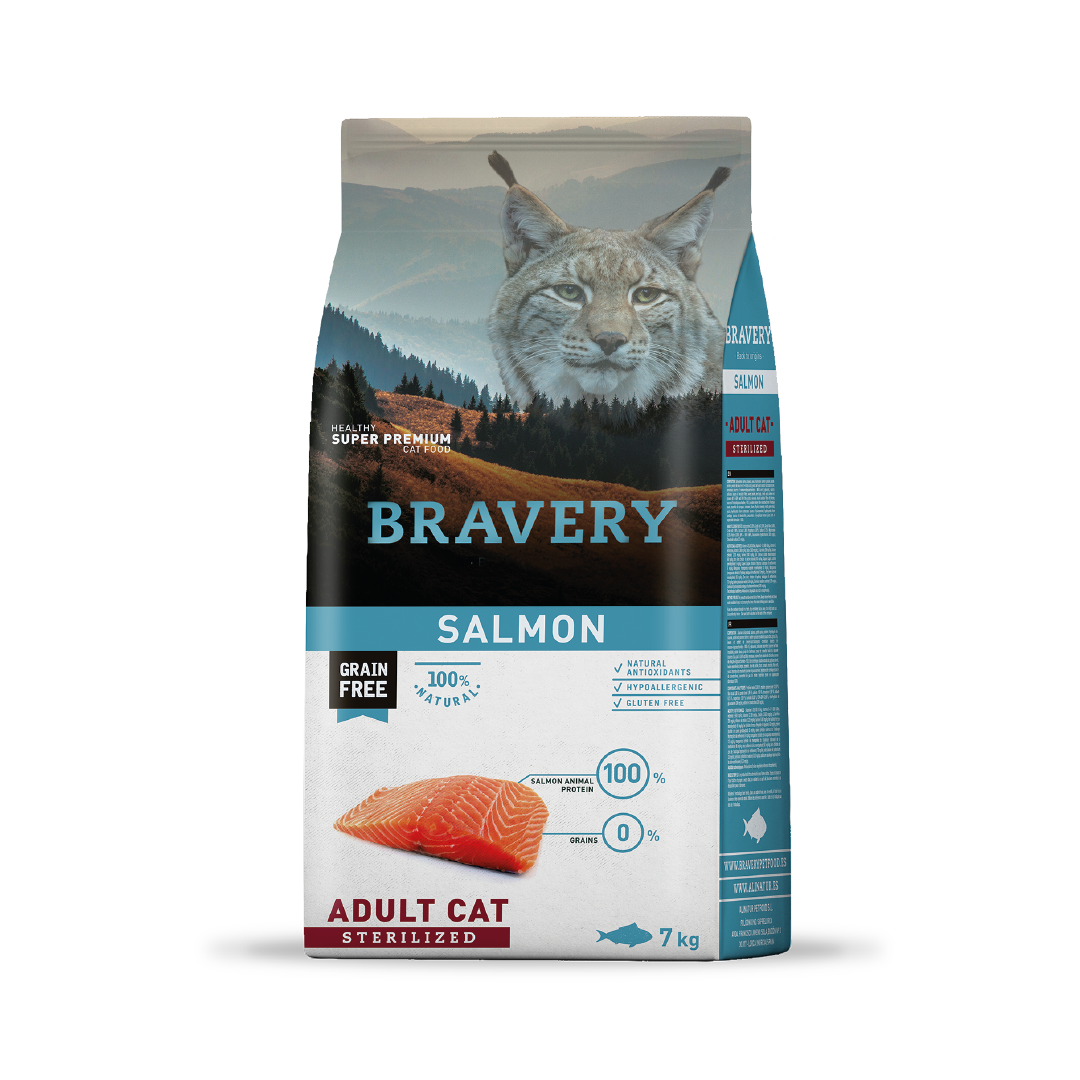 BRAVERY SALMÓN CAT ADULT|Gato Adulto Salmón 2 kg