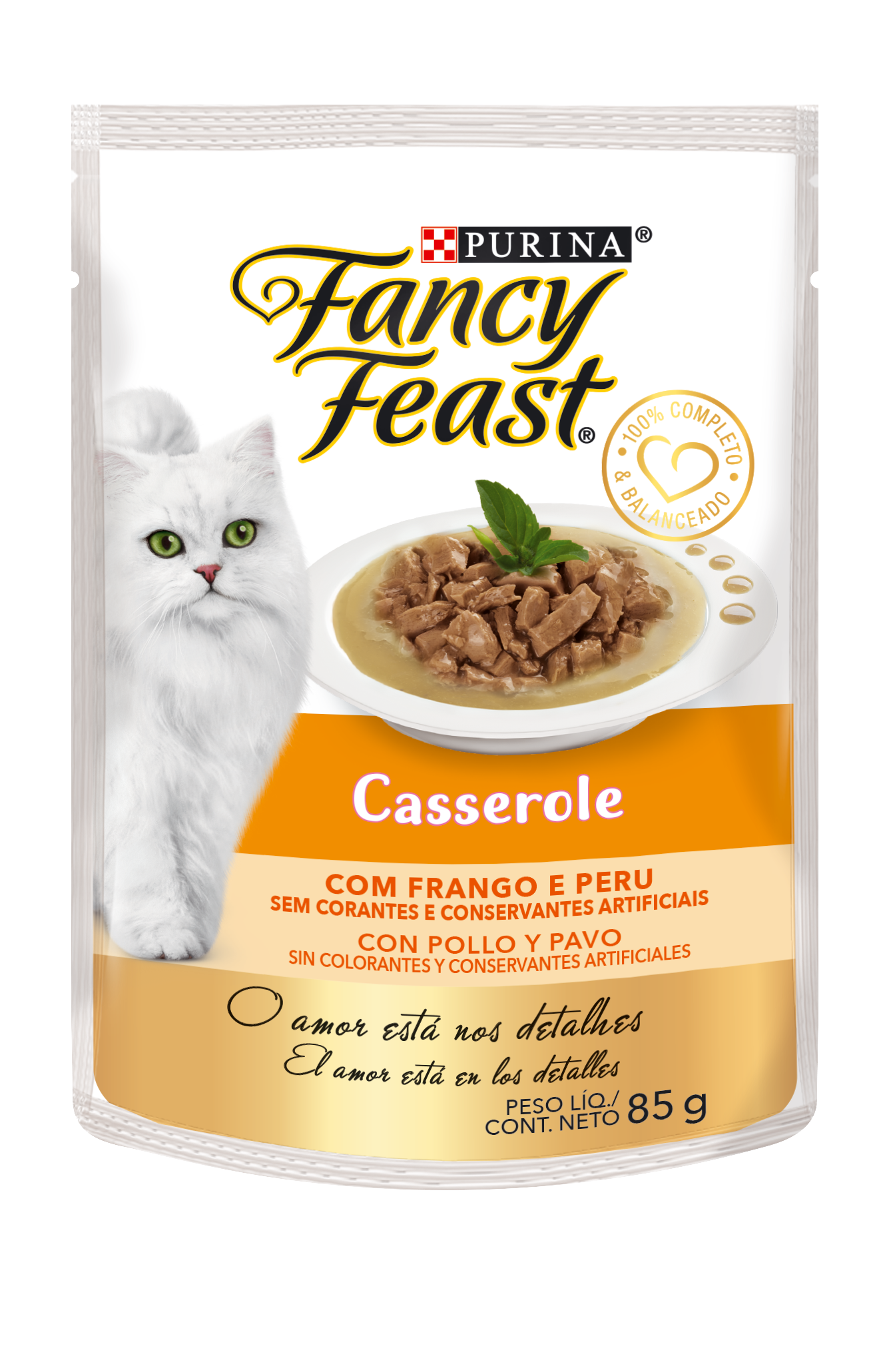 FANCY FEAST CASSEROLE POLLO Y PAVO