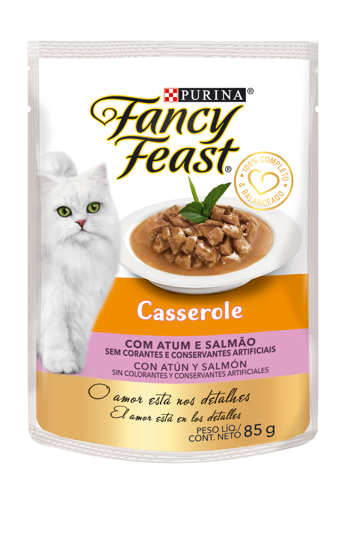 FANCY FEAST CASSEROLE ATÚN Y SALMÓN