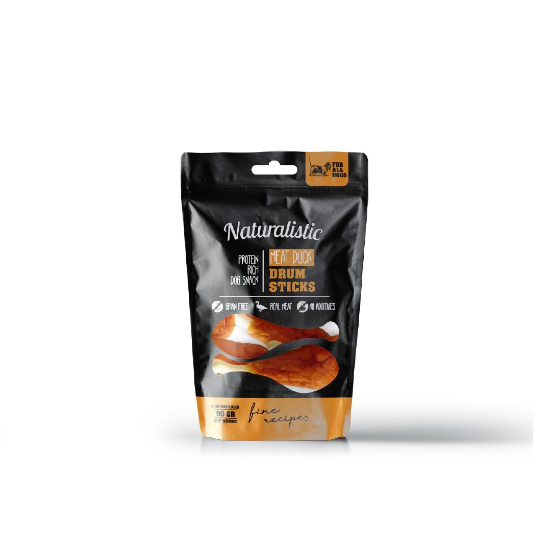 Naturalistic Meat Duck Drumstick 90 gr