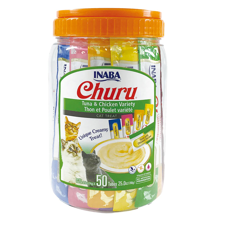 TARRO CHURU POLLO Y ATÚN VARIEDADES 50 Unidades