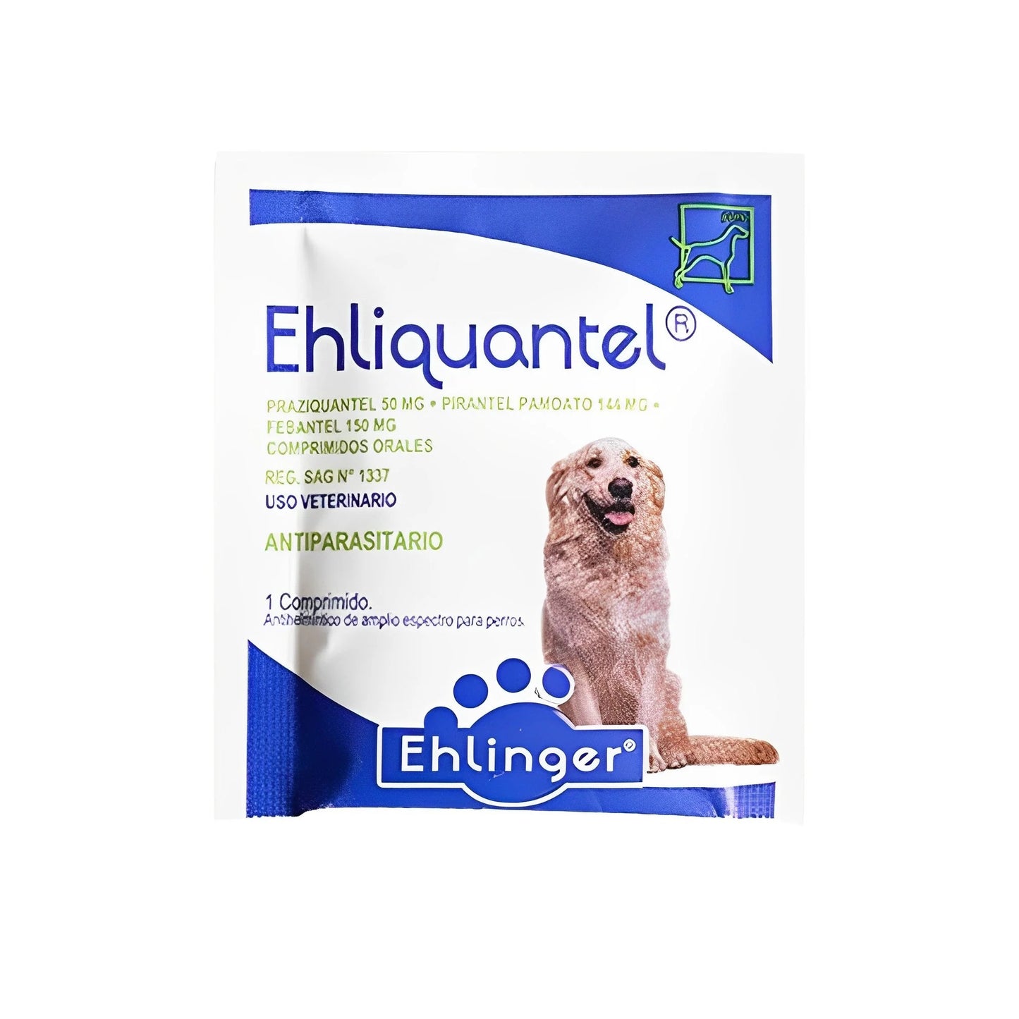 EHLIQUANTEL ANTIPARASITARIO INTERNO PERROS 1 COMPRIMIDO