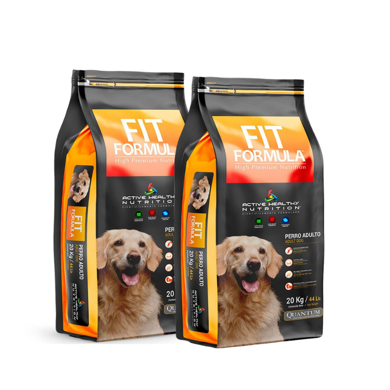 Pack Fit Formula Adulto Raza Mediana y Grande 20 kg 2 unidades
