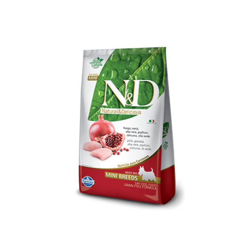 N&D PRIME PERRO ADULTO RAZA MINI POLLO Y GRANADA 10,1 KG