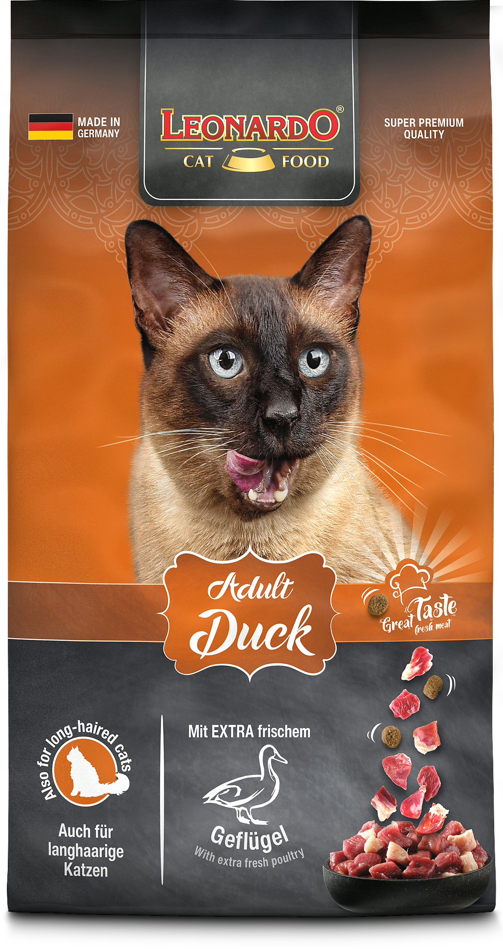 LEONARDO GATO ADULTO PATO 1,8 kg