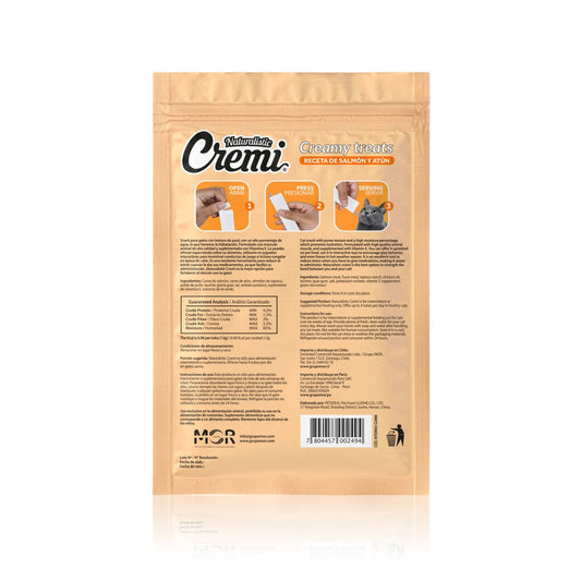 Naturalistic Cremi Salmón y Atún 5x12g