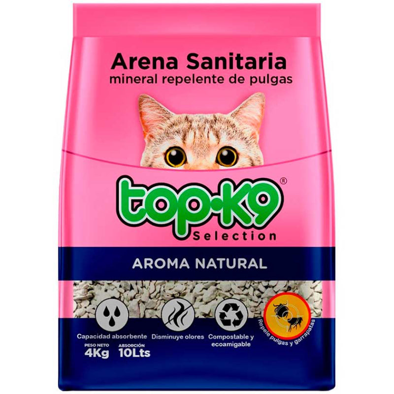 ARENA MINERAL NATURAL 4 KG REPELENTE DE PULGAS