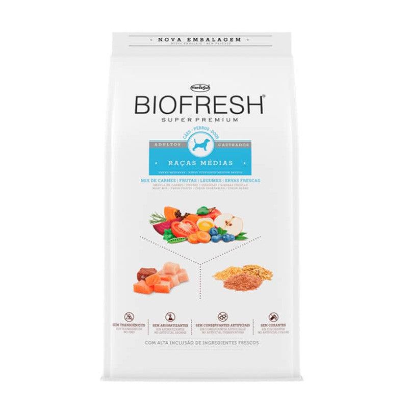 BIOFRESH PERRO ADULTO RAZA MEDIANA CASTRADA 10,1 KG