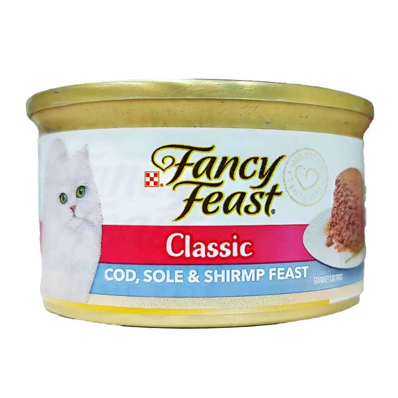 FANCY FEAST CLASSIC MOUSSE PESCADO Y CAMARÓN
