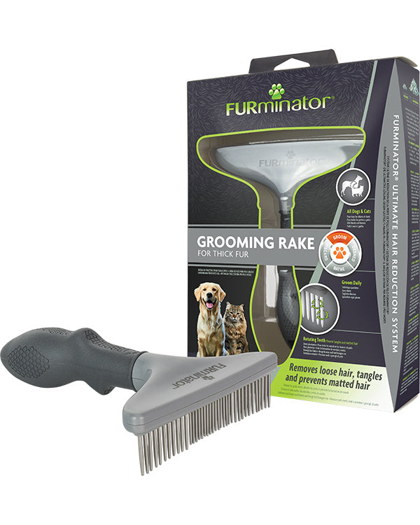FURminator GROOMING RAKE FOR DOG/CAT|Rastrillo de Aseo para Perros y Gato