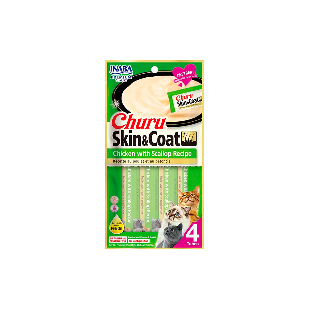 CHURU SKIN&COAT PARA GATOS