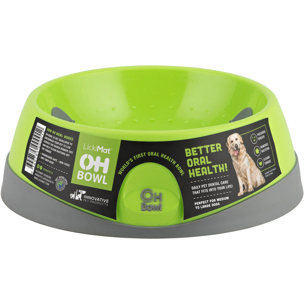 LickiMat OH BOWL MEDIUM FOR DOG|Plato con Texturas para Perros