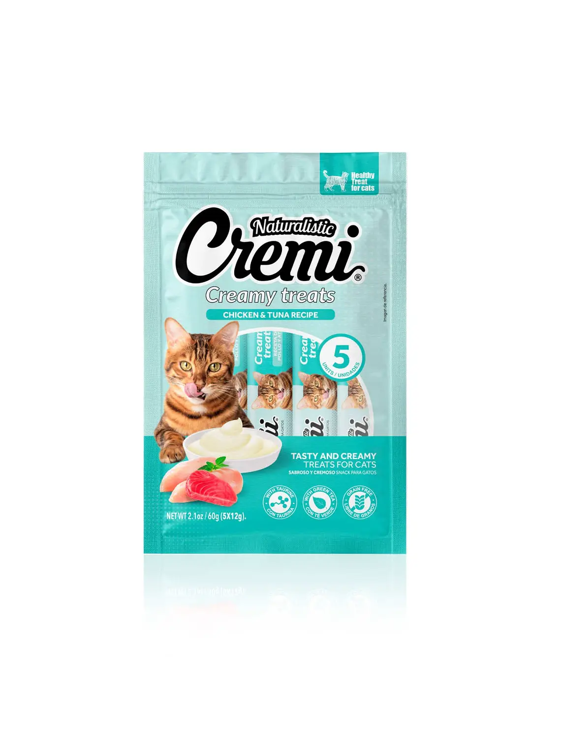 Naturalistic Cremi Pollo y Pescado 5x12g