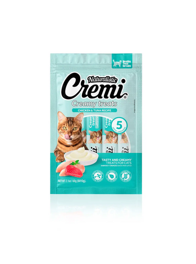 Naturalistic Cremi Pollo y Pescado 5x12g