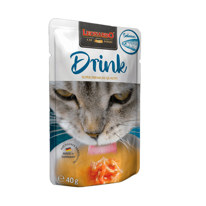 LEONARDO GATO DRINK SALMÓN 40g