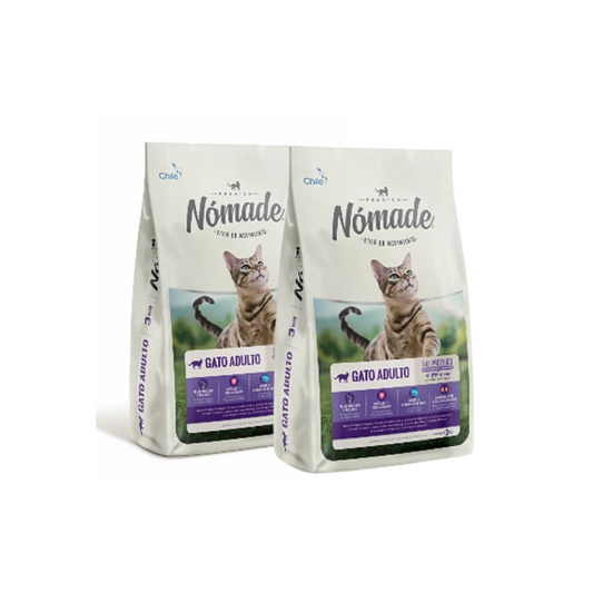Pack Nomade Gato Adulto 10 kg 2 unidades