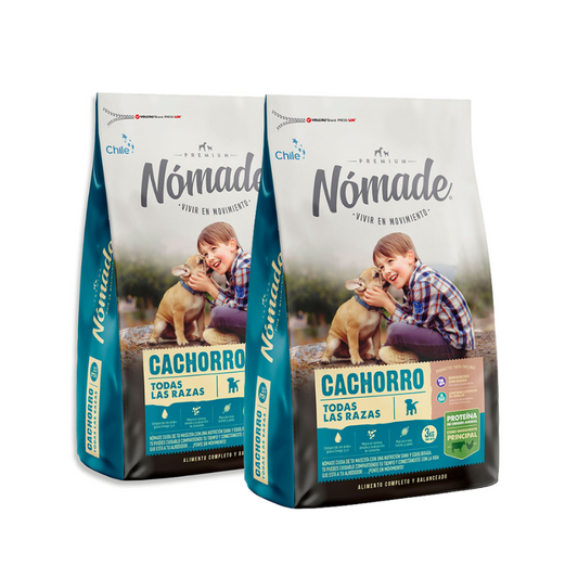 Pack Nomade Cachorro 10 Kg 2 Unidades
