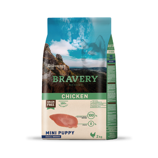 BRAVERY CHICKEN MINI PUPPY|Perro Mini Cachorro Pollo 2kg