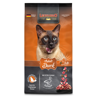 LEONARDO GATO ADULTO PATO 7,5 Kg