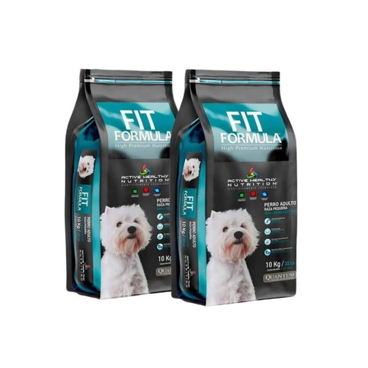 Pack Fit Formula Adulto Razas Pequeñas 10 kg 2 Unidades