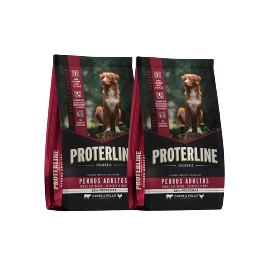 Pack Proterline Perro Adulto 22 kg 2 Unidades