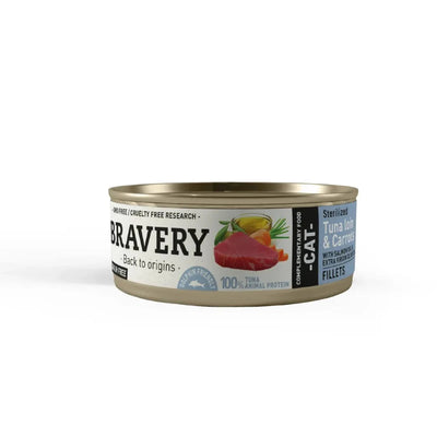 BRAVERY ATÚN Y ZANAHORIA GATO ESTERILIZADO 70 GR