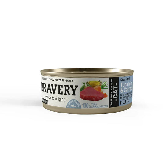 BRAVERY ATÚN Y ZANAHORIA GATO ESTERILIZADO 70 GR