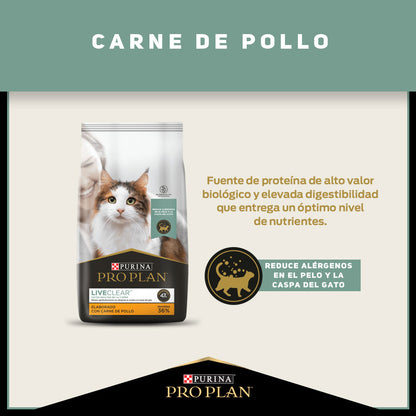 PRO PLAN LiveClear CAT 3KG