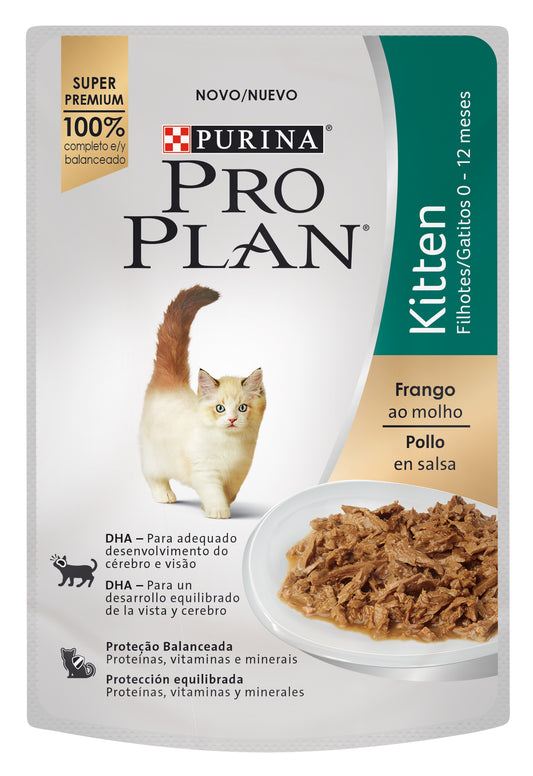 PROPLAN POUCH KITTEN POLLO EN SALSA