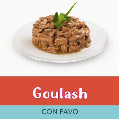FANCY FEAST GOULASH CON PAVO