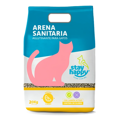ARENA STAY HAPPY 20 KG LIMÓN AGLUTINANTE
