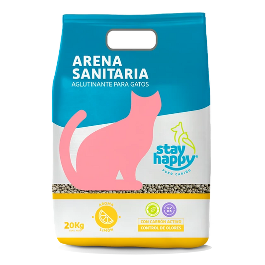 ARENA STAY HAPPY 20 KG LIMÓN AGLUTINANTE