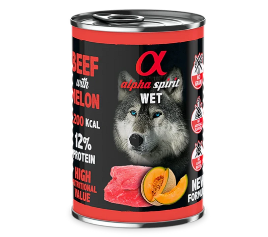 Alpha Spirit Alimento Húmedo Ternera y Melón 400 gr