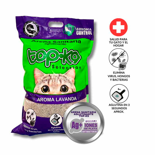 Arena topk9 lavanda aglomerante