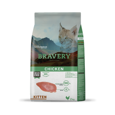 BRAVERY CHICKEN KITTEN 2Kg| Gatito Cachorro Pollo