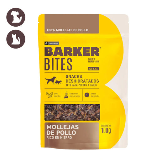 BARKER MOLLEJAS DE POLLO 100g