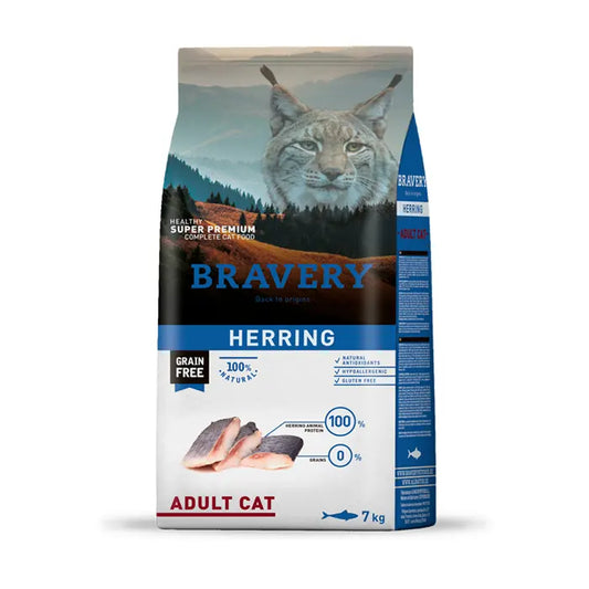 BRAVERY CAT HERRING|Gato Adulto Arenque 7 Kg