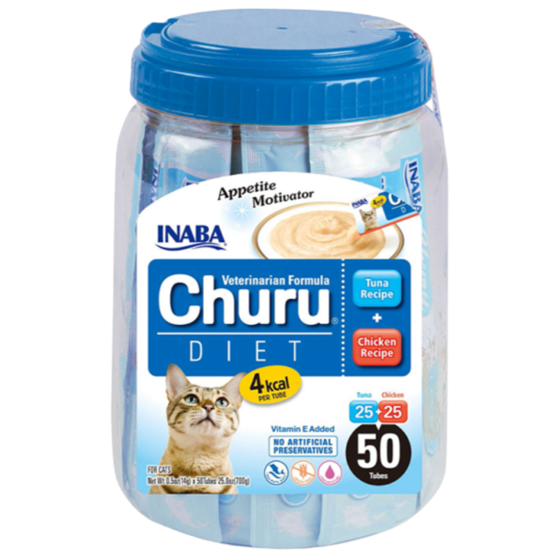 Inaba Churu Gato Tarro Diet Atun y Pollo 50 u