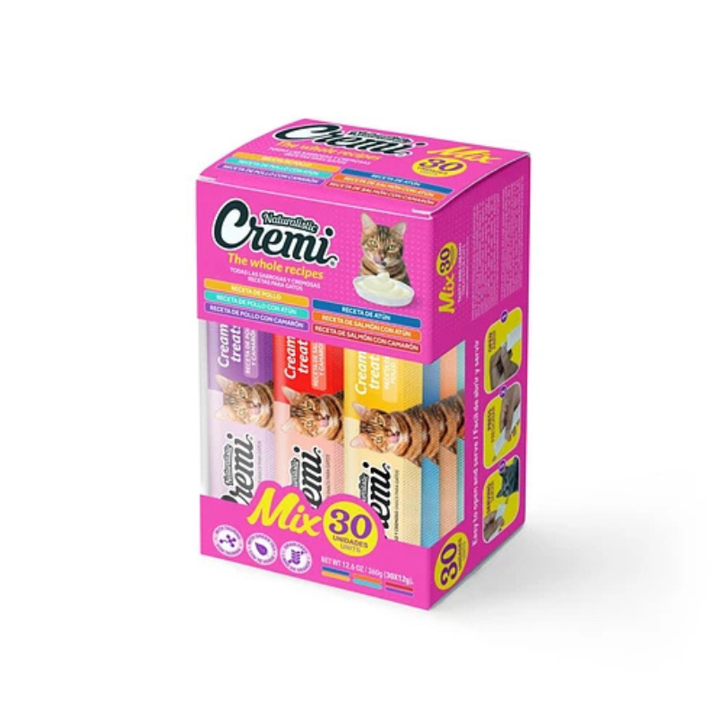 NATURALISTIC CREMI MIX BOX 30 UNIDADES (ROSADO)