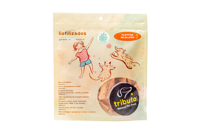 Tributo Snack Crudo Filetitos de Salmón (100g)