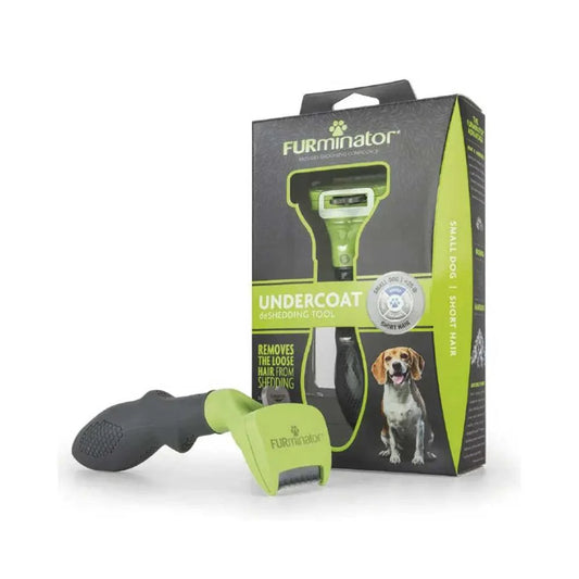 FURminator SHORT HAIR deShedding Tools FOR DOG, SM|Cepillo para Perros Pelo Corto Talla S