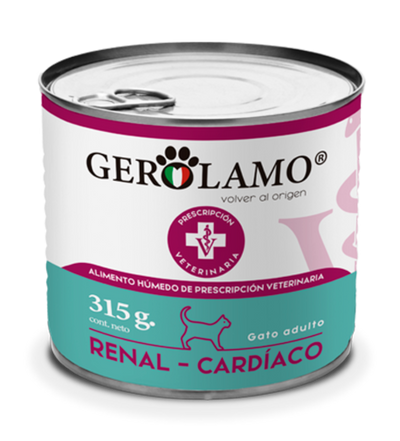 GEROLAMO GATO RENAL – CARDIACO LATA 315 gr