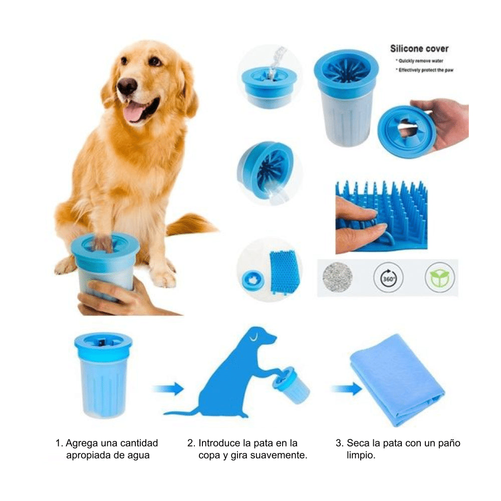 Limpiador de patas – Lavador portátil para perros