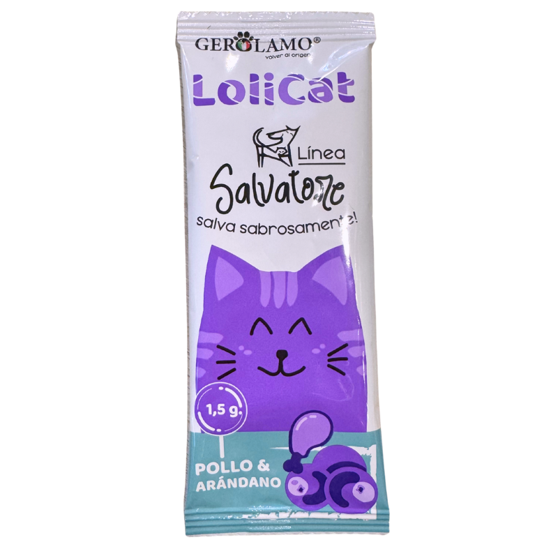 Lolicat Paleta Gerolamo Pollo y Arandanos