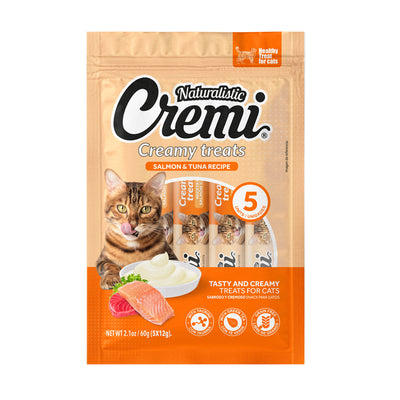 Naturalistic Cremi Salmón y Atún 5x12g