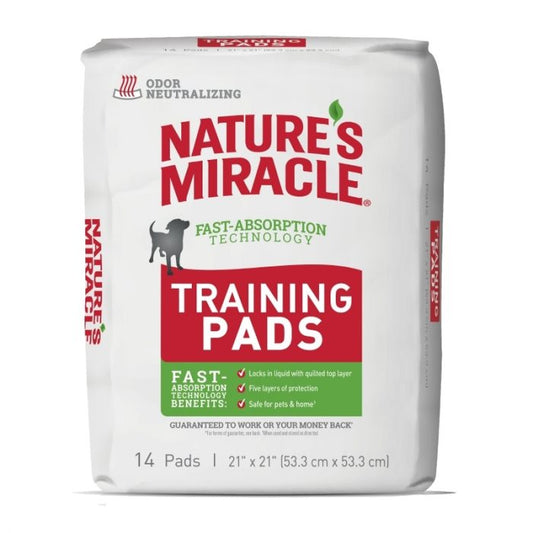 Natures Miracles TRAINING PADS, 14 UN|Sabanillas